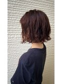 切りっぱなしボブパーマ