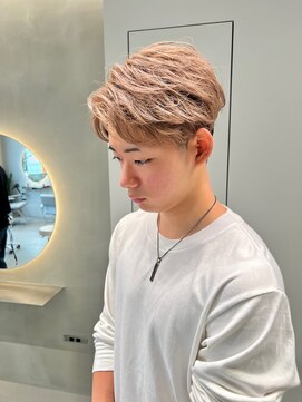 ソル 栄矢場町(SOL) ミルクティーベージュ/メンズデザイン/メンズハイトーン