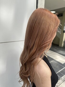 シアン 矢場町店(CYAN.) ブリーチカラーで作るオレンジカラー