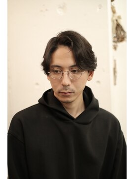 リッカ(RICCA) 七三分け　ビジネスヘア　センターパート　ミディアムヘア