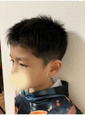 ソフトモヒカン風キッズカット