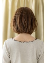 カバーヘア ブリス 志木南口駅前店(COVER HAIR bliss)&nbsp;オレンジベージュ似合わせカット大人ショートボブY志木30代40代