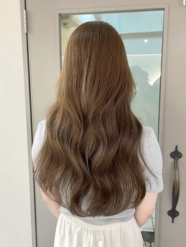 キャンバス バイ ネオリーブ 横浜西口(Canvas by neo.) オリーブベージュブリーチなしカラー韓国ヘア【横浜】