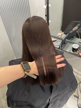 キング 高槻(K!ng) 縮毛矯正髪質改善ハイライトレイヤーカット高槻美容室エクステ