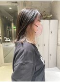 《kando hair》グレージュ/オリーブ/インナーカラー/ベージュ/