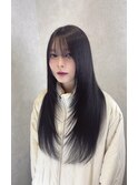 レイヤーカット×酸性ストレート