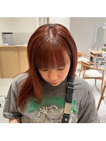 キチ(kici)&nbsp;オレンジブラウン/ブリーチなしダブルカラー
