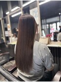 20代、ナチュラルストレート