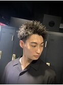 スパイキーショート×ソフトツイスト×刈り上げ×men's