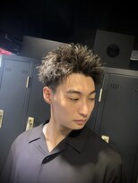 アウル 心斎橋(owl)&nbsp;スパイキーショート×ソフトツイスト×刈り上げ×men's