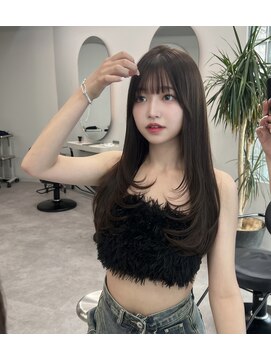 リッカ(LICCA) 【MISAKI】ショコラグレージュ/レイヤーカット/サイドバング