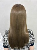 カーキベージュ　ブリーチなし