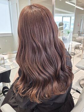 キーン 立川店(keen) 【keen×miho 】　ヘーゼルベージュ　ロングレイヤー