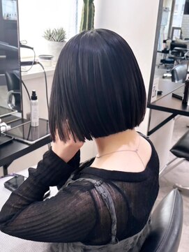 エイス 梅田 中津(Ace) きりっぱなしボブ 地毛風カラー