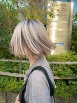サクラ オモテサンドウ(SAKURA)&nbsp;ブロンド×ローライト/ダブルカラー/フェイスフレーミング表参道