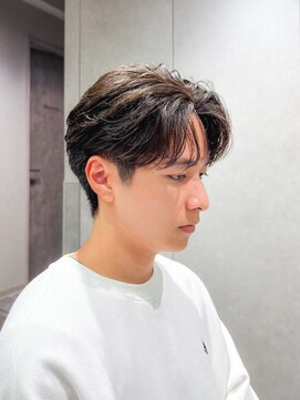 テクト バイアッシュ 吉祥寺店(Tect by Ash) フェザーパーマフェザーショートセンターパート毛流れパーマ