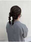編みおろしアレンジ