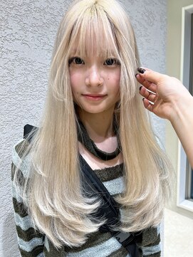 ロンド アンブル 四条烏丸(Lond ambre) ブリーチ/グレージュ/顔周り/レイヤーカット
