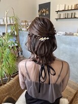 リオール(hair relaxation Re'all)&nbsp;【倉島春名】結婚式へアセットお呼ばれへアセット