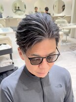 バース 梅田中崎町店(BIRTH)&nbsp;50代40代白髪ぼかしシルバーメッシュバレイヤージュ