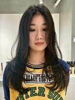 テクネ 天神大名(techne) 天神大名今泉ロングレイヤー韓国風くびれ巻き髪小顔透明感ヘア