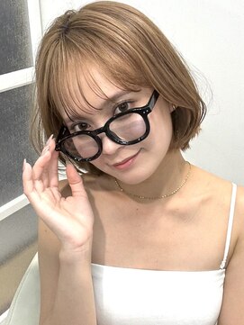 ワンズ リー 上大岡店(One's ly) ミディアムレイヤー大人ガーリー似合わせカットアッシュブラウン