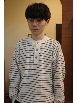 エディ(Edy) マッシュニュアンスパーマケアパーマ刈り上げメンズ眉毛カット