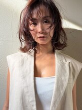 アイフラット 本店(I-FLAT)&nbsp;ナチュラルウェットボブで大人の抜け感ヘア