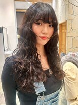 ケーツー あべのキューズモ-ル店(K-two) ロングヘア*パーマスタイル*フェイスレイヤー*顔周り*前髪カット