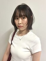 ヨーク(YOKE)&nbsp;【YOKE】くびれボブミディアムレイヤーグレージュ顔周りカット