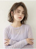 大人可愛いくびれニュアンスボブ20代30代40代
