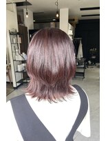 サンズヘアー(3’s hair)&nbsp;＊ミディアムレイヤー×ピンクラベンダー＊