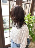 セット簡単パーマスタイル