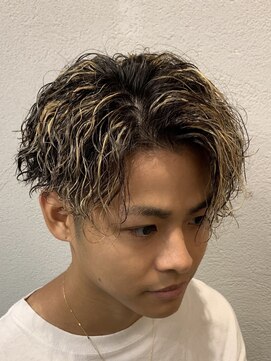 エイトメン 池袋東口店(EIGHT MEN) メッシュ×ツイストスパイラルパーマ