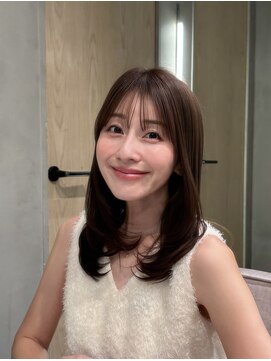 ナナローネス 渋谷(nana loness) ☆前髪酸性ストレート×ミディアムレイヤー ☆