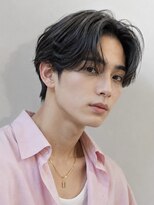 ベル 新宿(Belle)&nbsp;毛流れパーマメンズ縮毛矯正曲がる縮毛矯正韓国風センターパート
