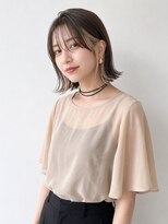ナックアベノ(knack abeno)&nbsp;外ハネボブ×ベージュインナーカラー【天王寺駅】