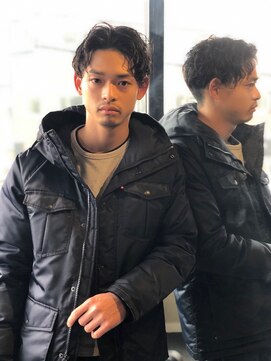 バチカ(BATICA) センターパートパーマ