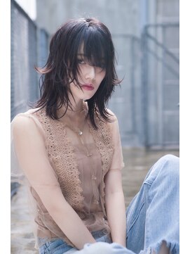 レニーバイエース(LANY by ACE) 【LANY 横浜】 レイヤーウルフ×ダークベージュ