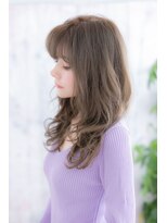 ミック ヘアアンドビューティー 大山店(miq  Hair&Beauty) 抜け感フェザーロング～アッシュグラデーションで外国人風