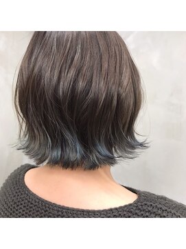 ザ デイ(THE DAY) すそカラー【ネイビーブルー】