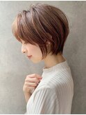 丸みとくびれ上質な大人ショート