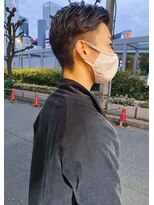 フロート 小阪店(float)&nbsp;ツーブロック_クールショート　ピンクグレージュ　ボブルフ