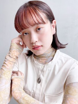 アイティー バイ アルバム 浦和店(IT by ALBUM) 外ハネボブ_くびれヘアビタミンカラーメルティカラー_8547