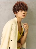 マッシュショート/アンブレラカラー[新宿/新宿駅/白髪ぼかし]