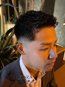 ヒロギンザ 神田店(HIRO GINZA) 濡れパン　スキンフェード