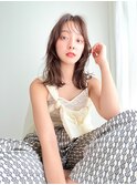 【ARTE表参道/青山】顔まわりレイヤーセミロング×透明感カラー