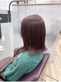 外ハネボブ×ピンク