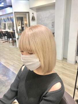 ロア 福岡天神本店(LORE) ホワイトブロンド◎haya
