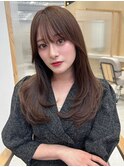 髪質改善＊くびれヘア斜めバング＊美髪【Zina 茶屋町】